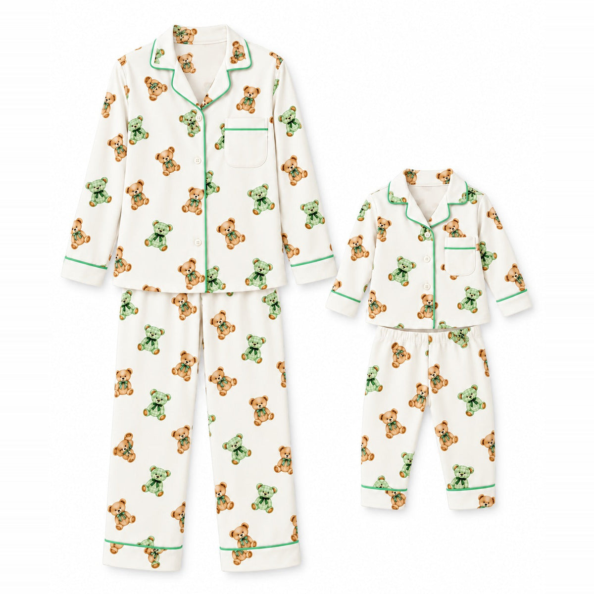 Pijama Dúo Osito – Mamá & Bebé