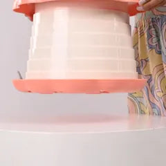 Bacín Portátil Plegable para Niños en uso