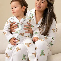Pijama Dúo Osito – Mamá &amp; Bebé en uso
